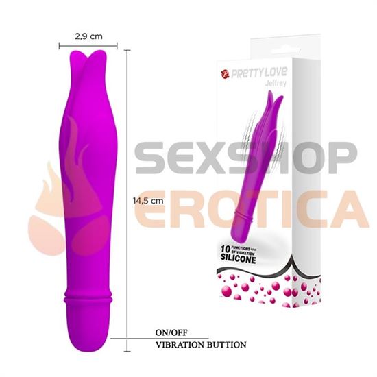 Estimulador vaginal con 10 modos de vibracion